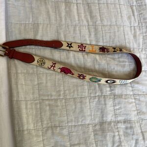 Smathers & Branson Needle point SEC belt. EUC size 38